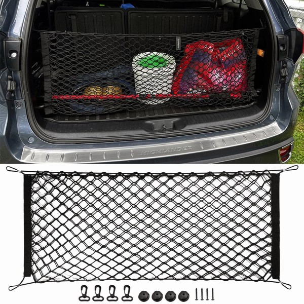 Unbranded Rear Trunk Envelope Style Cargo Net for TOYOTA HIGHLANDER