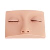 Lash Mannequin Head with 3 Pairs Replaceable Eyelid Silicone Eyelash