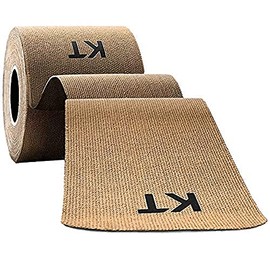 KT Tape Original Cotton Elastic Kinesiology Therapeutic Athletic Tape, 16 Ft, Uncut Roll, Beige