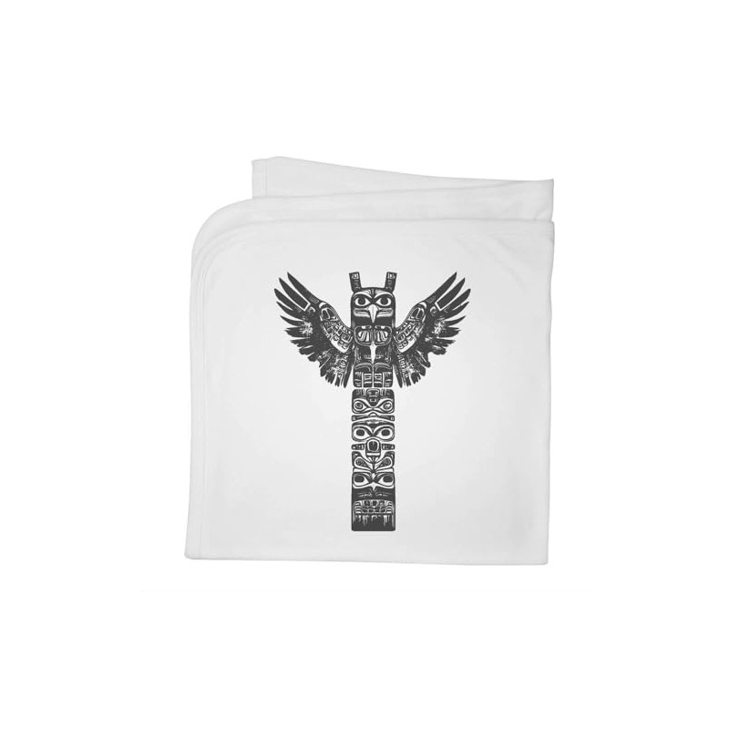Azeeda 'Tribal Totem Pole ' Cotton Baby Blanket/Shawl (BY00039889)