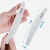 Nail Files (12 Pack), 180/240 Grit Wooden Emery Board Nail