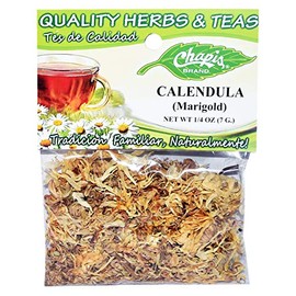 6 PIECES CHAPIS CALENDULA NATURAL HERBS HIERBAS Net Wt. 1/4 oz. (7 g)