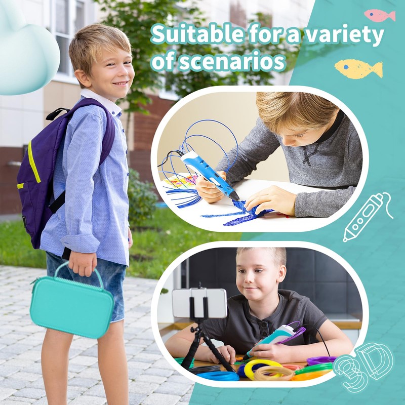 Case Compatible with 3Doodler Start+ Essentials for 3D Pen Set