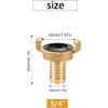 oumuik Coupling (3/4 inch) quick coupling hose piece, high pressure