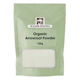 Organic Arrowroot Powder 100g by Manor Springs Organic