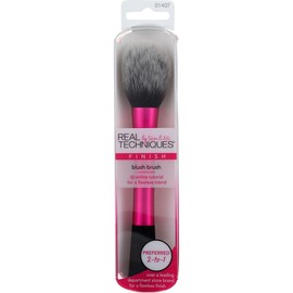 Real Techniques, Finish Blush, Brocha de Maquillaje, Aplica Rubor y Bronceador en Polvo o Crema, Contornear y Definir Mejillas