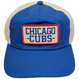 American Needle Chicago Cubs Snapback Trucker Mesh Patch Logo Cooperstown Collection B1