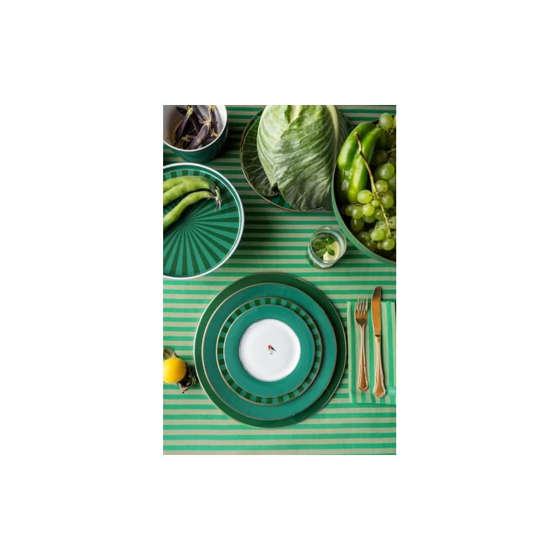 PIP STUDIO Love Birds Bread Plate Green 17 cm