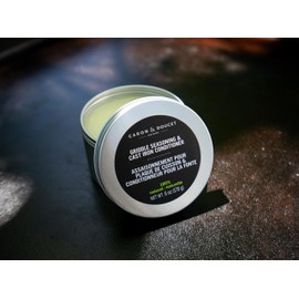 CARON & DOUCET – Ultimate Griddle Set | Seasoning, Oil, Soap & Salt Scrub | 100% Plant-Based & Best to Season, Clean, Care, Restore, Maintain & Protect