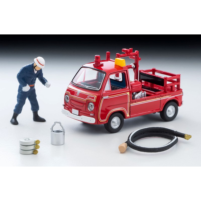Tomica Karama Vintage 1/64 LV-68c Subaru Samber Pump Fire Truck