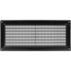 ECOPRO VENT / 10" x 3" Inch Inside Measurement/Black Plastic