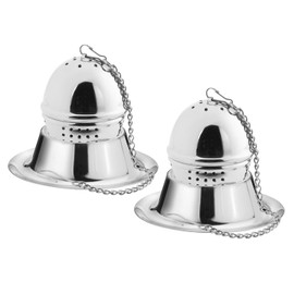 Westmark Teatime 153622E7 Tea Set with 2 Oval Tea Eggs Diameter 4 cm and 2 Drip Trays Stainless Steel Silver