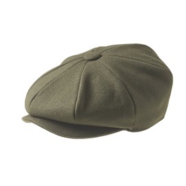 Peaky Blinders Newsboy-Style Flat Cap - moss green, size: xl