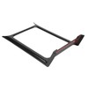 Central Console Water Cup Holder Trim Frame Carbon Fiber Style