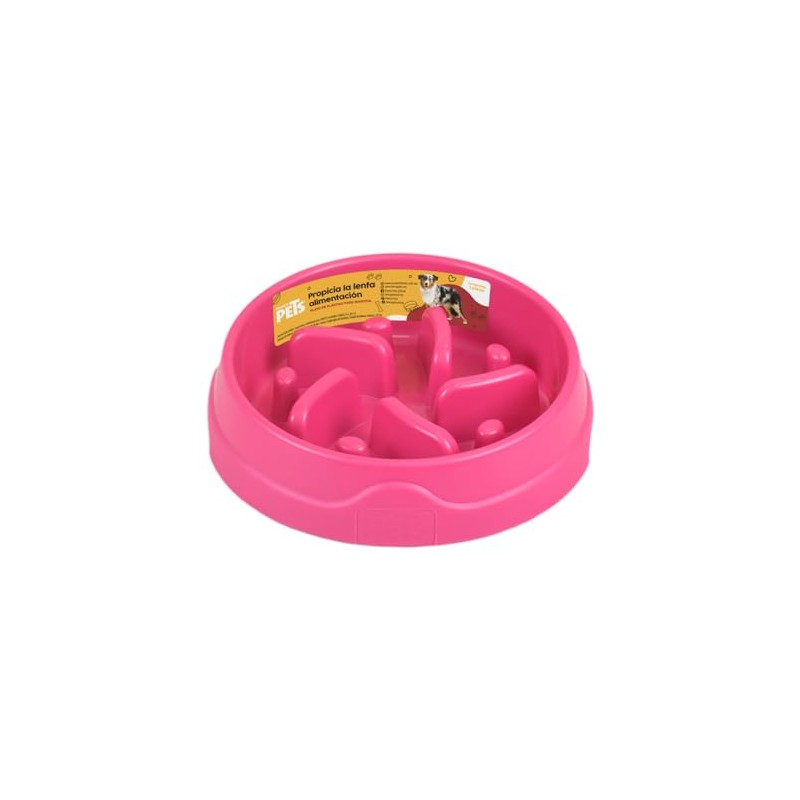 Fancy Pets Plato de Alimentación Lenta para Perros y Gatos,