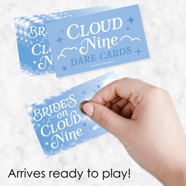 Big Dot of Happiness On Cloud 9 - Bridal or Bachelorette Party Game Scratch Off Dare Cards - 22 Count, BD9139so-gen