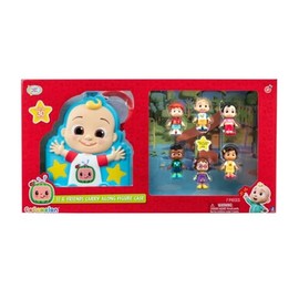 CoComelon Carry Along Figure Case with 6 Articulated Figures - Toys for Kids, Toddlers, and Preschoolers