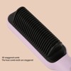 Negative Ion Hair Straightener Brush LCD Display Dual Use Heated