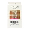 Nail Tips, 24 Pieces, Thumb Nail Seal, Foot False Nails,