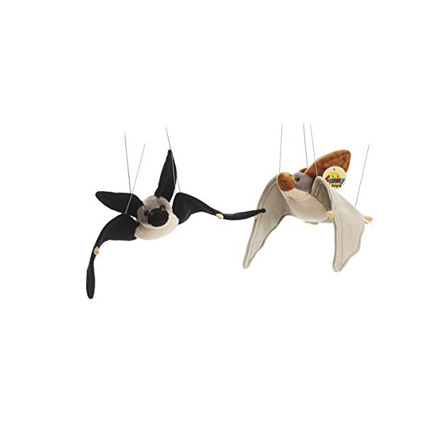 Sunny Toys 32033 Plush Bat for Hanging, Set of 2,