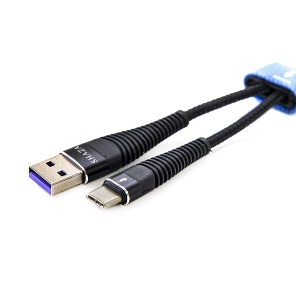 SHAZA USB TYPE-C PD 5A 100 W Örgülü Hızlı Şarj