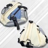 OVER GROUND Reflective Two Tone Casual Convertible Sling Backpack Key