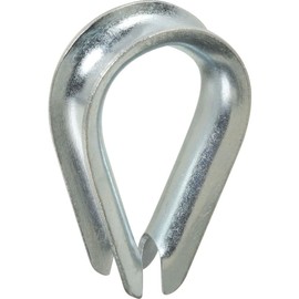National Hardware N176-842 3232BC Rope Thimble in Zinc plated,1/2"