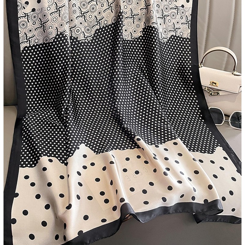 [Yulyu] Scarf, Women's, Large Scarf, Thin Scarf, Sunscreen Shawl, Seaside,