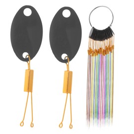 Healvian 1set Hair Color Sample Hair Color Test Sample Buckle for Hairdressing Supplies Essential Tool for Professionals to Display