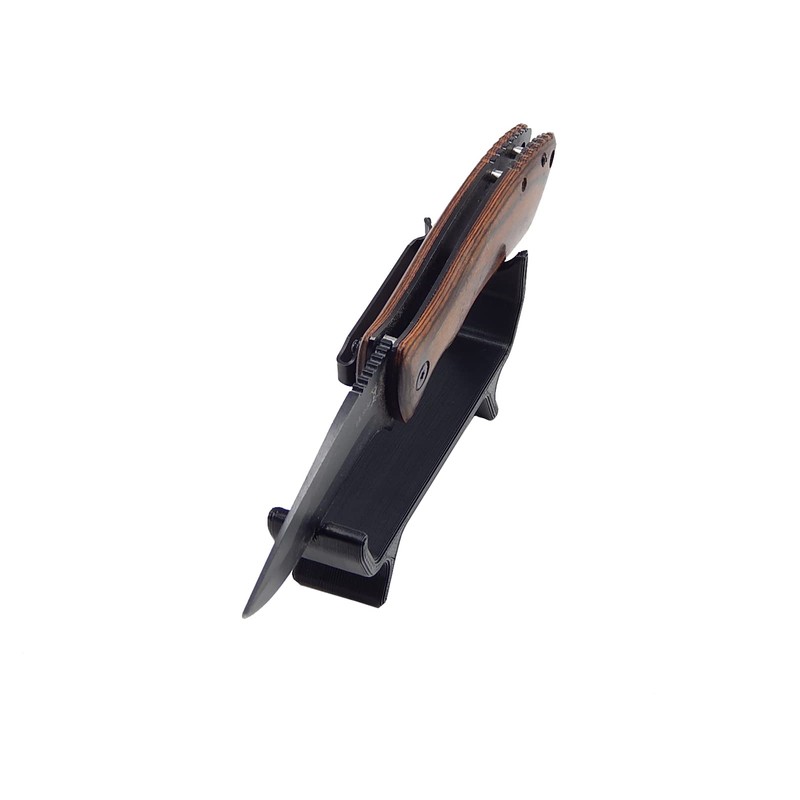 Black Knife Display Stand Rack Holder Organizer For 1 Single