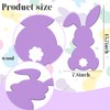 Easter Bunny Wooden Sign Easter Door Sign with String Easter