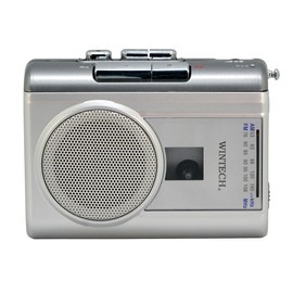 Wintech AM/FM Radio with Tape Recorder (FM Wide Band) Silver PCT – /02rm
