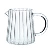 CHOOLD Elegant Wave Shaped Crystal Glass Creamer Coffee Pitcher/Serving Jug