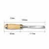 12Pcs Wood Carving Knife Strong Steel Wooden Handle High Hardness