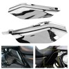 2Pcs Air Deflector Trim Heat Shield Motorcycle MidFrame Trim Fit
