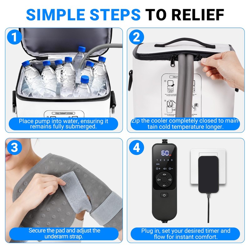 Ice Machine for Shoulder After Surgery, Cold Therapy Machine for