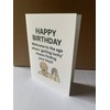 LTJP Products UK Manufactured Happy Birthday Humorous Funny Cheeky Light
