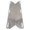 2-Pack BBQ Grill Heat Shield Plate Tent Replacement Parts for