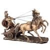 Veronese Design Roman Chariot Sculpture WU72011A4 Bronze