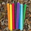 Rite Lite Honeycomb Beeswax 45ct Chanukah & Birthday Candles 4"