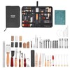 VEVOR Leather Working Tools Kit 59 PCS Engraving Punching Stamping