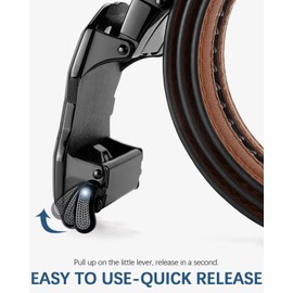 BOSTANTEN Mens Belt Leather Ratchet Belt For Men Dress and Casual with Adjustable Buckle, Trim to Fit