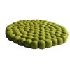 Maharanis Felt Coaster Pot Coaster Apple Green 22 cm Handmade