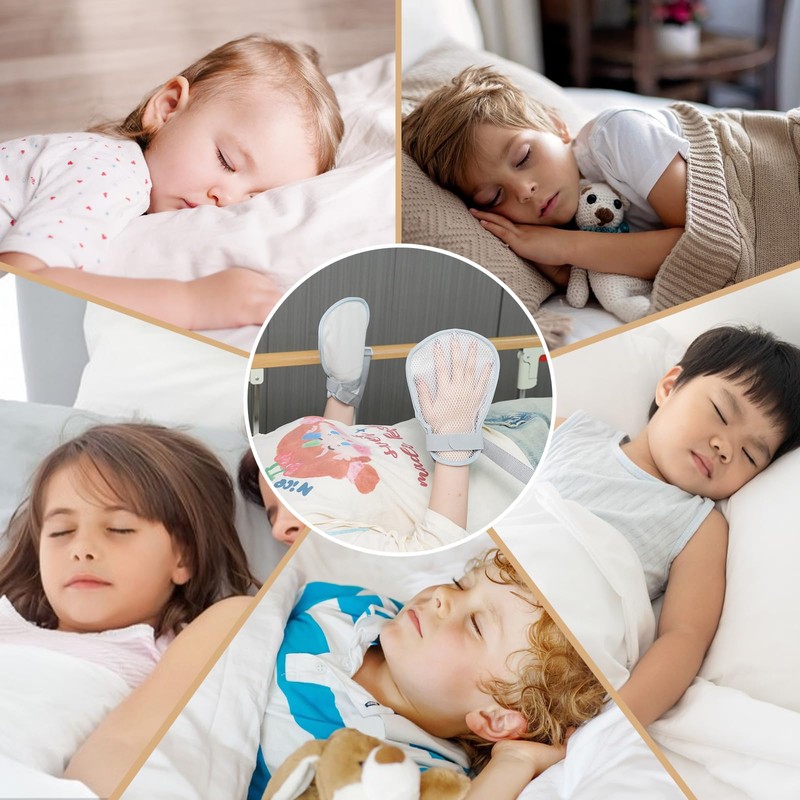 ANBANREY Anti-Scratch Mittens for Autism & Sensory Needs, Safety Restraint