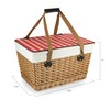 PICNIC TIME Canasta Grande Wicker Picnic Basket, Classic Large Wicker
