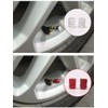 90 Degree Tyre Valve Stem, Pack of 2 Aluminium Alloy