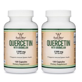 Doublewood Quercetin Bromelain 1 200mg Capsules, 2, 120 Tablets / 더블우드 케르세틴 브로멜라인 1 200mg 캡슐, 2개, 120정