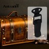 Antrader 4 Set Black Stainless Steel Spring Loaded Latch Catch