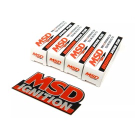 Unbranded MSD IRIDIUM SPARK PLUGS FOR 03-04 MERCURY MARAUDER SVT V8 - FREE MSD EMBLEM