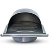 Hopbucan 4Inch 100mm Waterproof Stainless Steel Vent Vent Hood Anti-